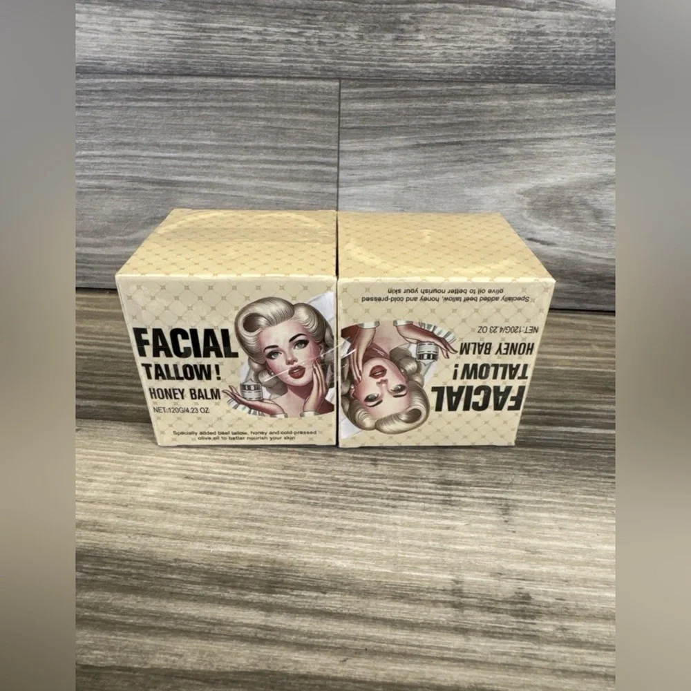 2x Whipped Beef Facial Tallow Manuka Honey Balm Anti Aging Cream Lot